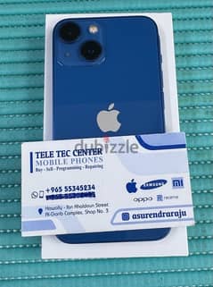 iPhone 13 Mini 5G 256 GB Blue Used! Battery health 97%!