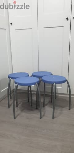 4 IKEA stools