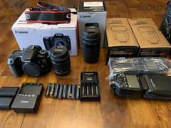 Canon EOS 70D Camera with lens