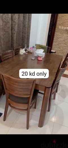 Dinning Table & Sofa 5 Seat & Tv Trolley