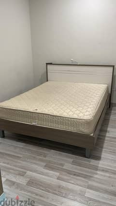 Queen size cot with Matress from Safat Home