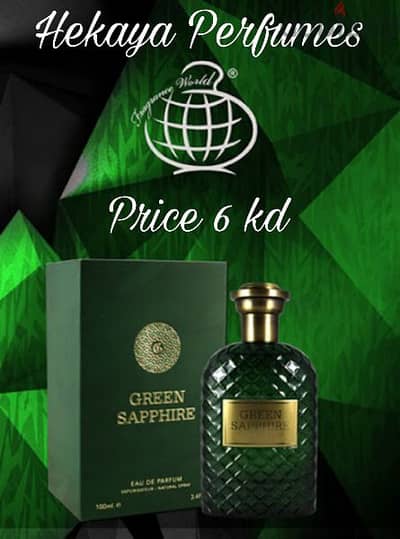 Green Sapphire EDP by Fragrance World 100ml only 6kd and free delivery