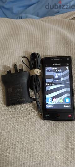Nokia X6 with very beautiful condition with original charger price 18