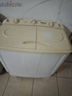 Wansa washing machine, 7.5 kg, sink and dryer work well