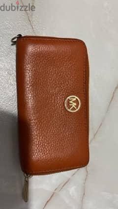 New MK zipper wallet