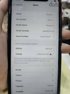 iphone 11 128 GB battery 74 only lcd changed everything working