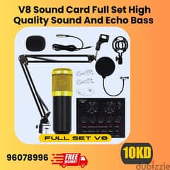 V8 Sound Card Full Set High Quality