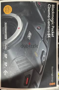 Blackmagic 6k cinema  camera in mint condition for sale
