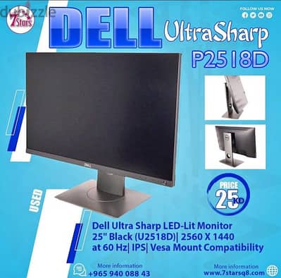 dell monitor ultra sharp 25"