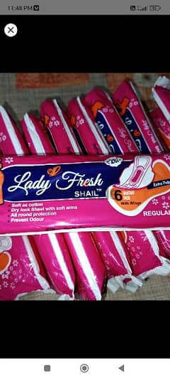 lady fresh sanitary napkin.