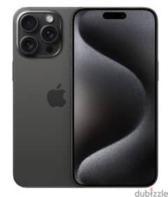 iPhone 15 Pro Max 512GB Black Titanium replacment mobile