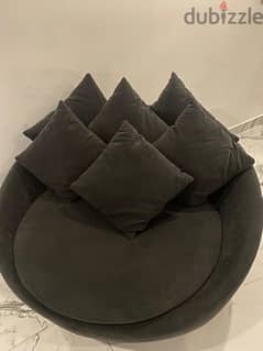 Rounded sofa