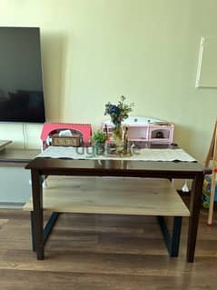 dining table and coffee table