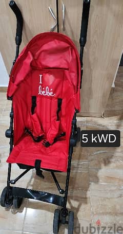 baby strikker and car seat