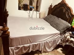 queen size ikea bed with mattress