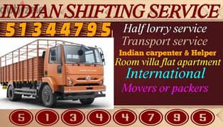 shifting services halflorry service room villa office