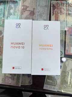 Huawei nova 10pro & nova 10 5g 256gb 8gb ram  with box all accessories