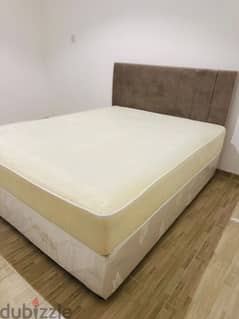 Wooden Bed & Matrix