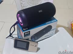 EQ Bluetooth Speaker & VIva locked router