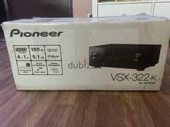 PIONEER VSX-322-K NEW JUST OPENED BUT NOT USED