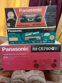 Panasonic music players and VCR
