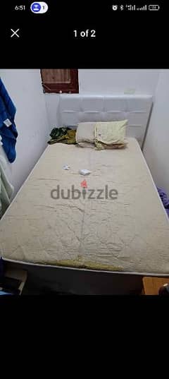 bed with mattress 120cm
