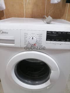 midea washing machine good condition 6kg
