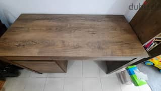 JYSK table and bookshelf. Delivery available in Salmiya.