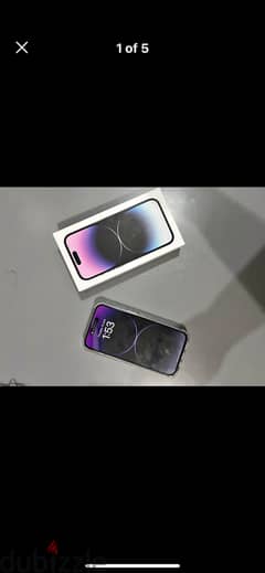 Iphone 14 pro max purple 128gb/apple watch series 9 45mm blk
