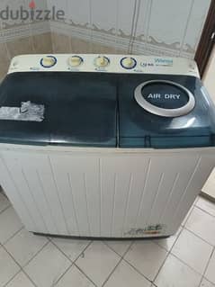 Wansa washing machine, 12 kg, sink and dryer work well