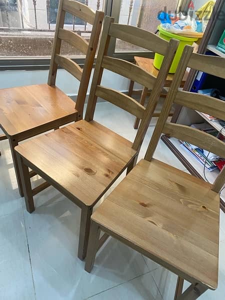 IKEA Dining table with 3chair new condition 3