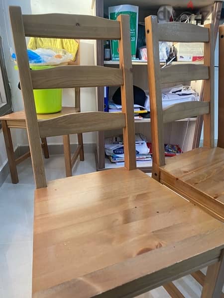 IKEA Dining table with 3chair new condition 4