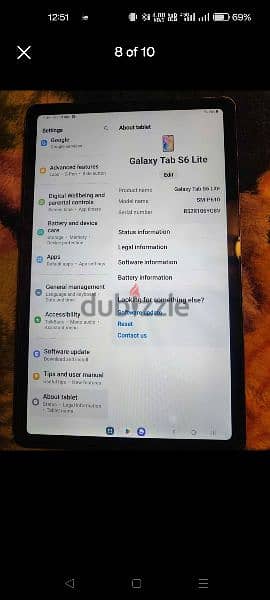 Samsung tab s6 lite 64gb 4gb good quality no delivery no accessories 3