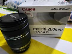 Canon 18-200 lens