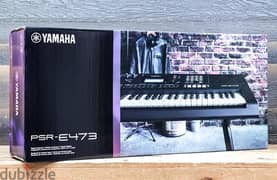 Yamaha PSR-E473 Digital Keyboard 61-Key with Touch-Sensitive Portable 0