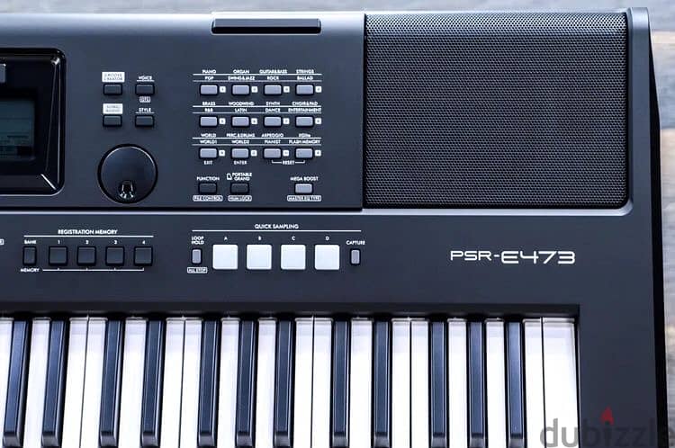 Yamaha PSR-E473 Digital Keyboard 61-Key with Touch-Sensitive Portable 5