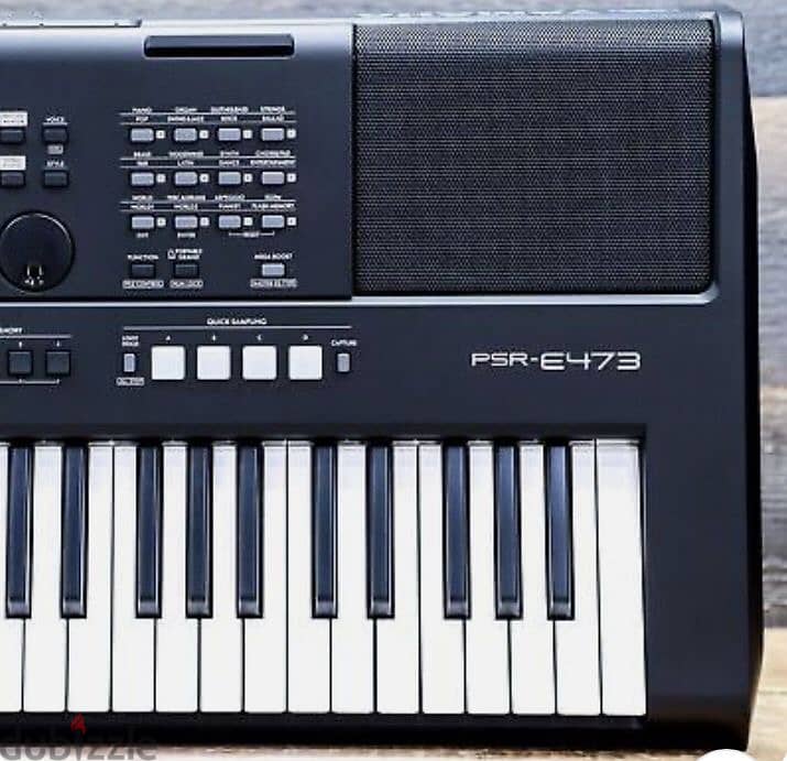Yamaha PSR-E473 Digital Keyboard 61-Key with Touch-Sensitive Portable 8