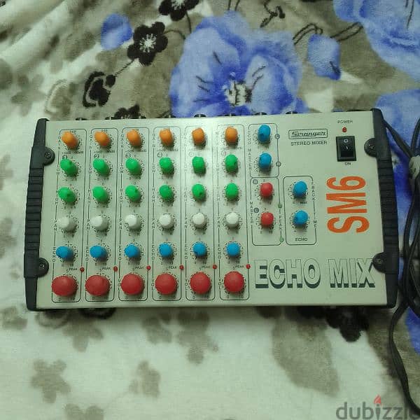 stereo 6 channel mixer effect available . 1