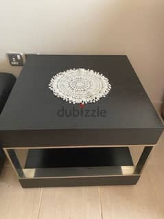 Glass Centre table and Side table set 0