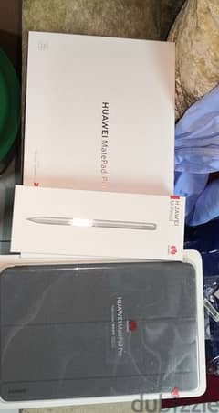 Huawei MatePad Pro with case and pencil