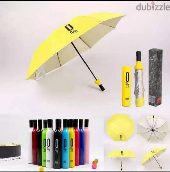 مظلة محمولة قابلة للطي للحماية من أشعة الشمس . متوفر توصيل لكل الكويت 3