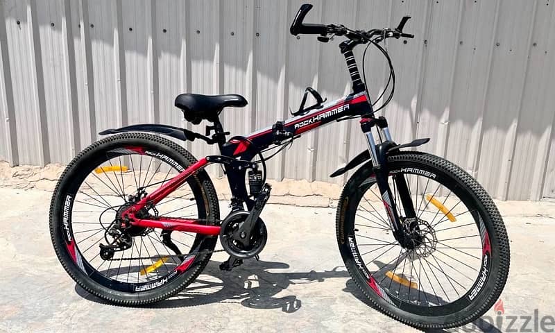 foldable rock hammer bicycle 0