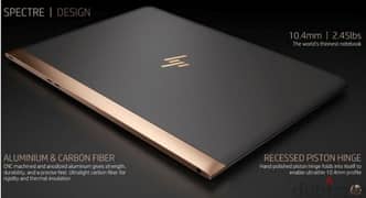 Hp Spectre Note book e slimmest laptop 0