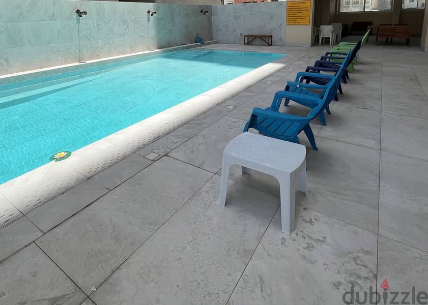 Salmiya – spacious, furnished one bedroom apartment w/pool 7