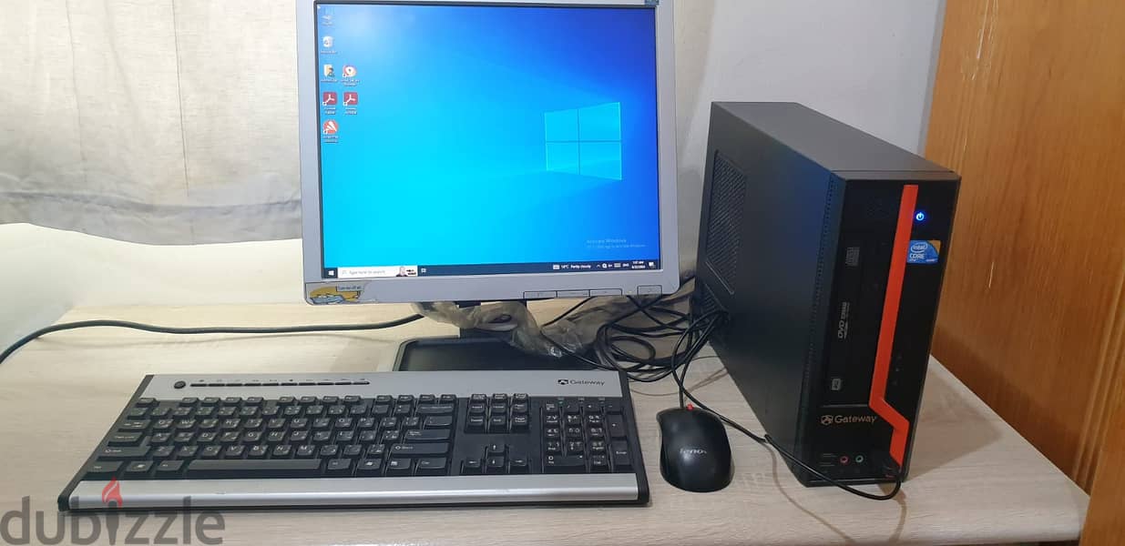 Used Desktop PC with monitor, Keyboard and mouse 0