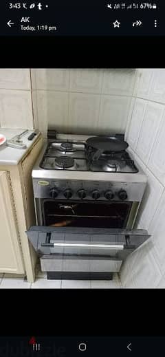 Gas with oven 0
