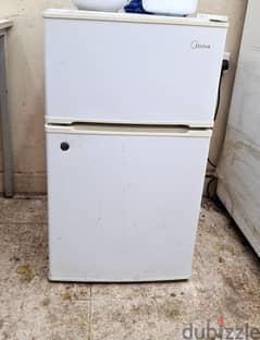 Media refrigerator small double  door