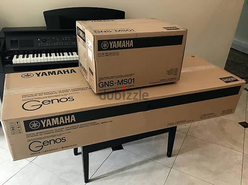 Yamaha genos + GNS-MS01 piano keyboard 3