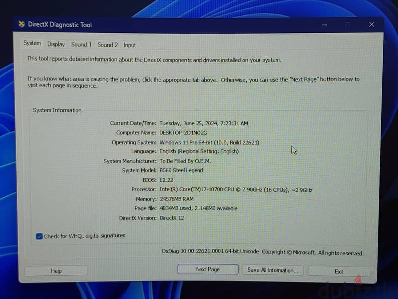 Brand New Desktop PC - Intel Core i7, 24.5GB RAM, 256GB SSD, 1000GB HD 13
