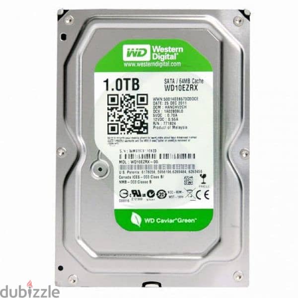 1 TB WD Green Internal Hard Drive 0